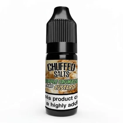 Apple Crumble and Custard By Chuffed Salts 10ml 20mg (out of date) - Vape Store