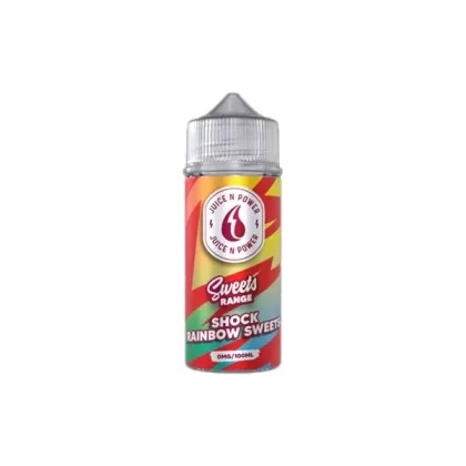 JNP Shock Rainbow Sweets 100ml Shortfill E Liquid - Strength#0mg (35EE27)