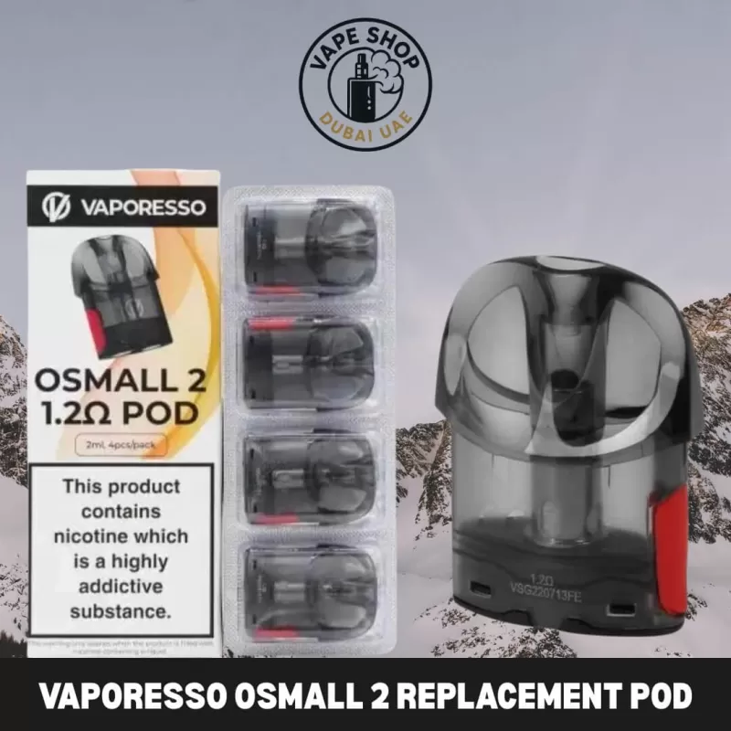 VAPORESSO Osmall 2 Replacement Pod Cartridge (4 PCS) in Dubai, UAE - Vapeshopdubaiuae
