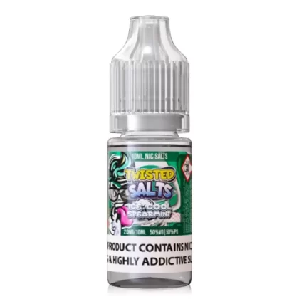 Ice Cool Spearmint By Twisted 10ml 20mg Salts - Vape Store