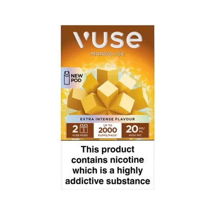 Vuse Extra Intense Mango Ice Pods (2 Pack) - Strength#20mg>10mg>6mg