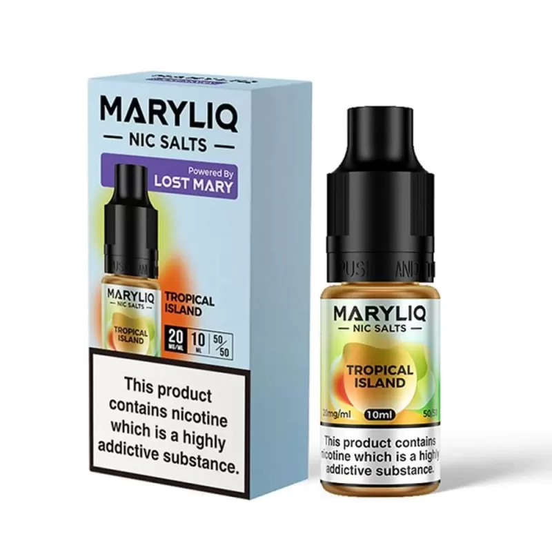 Tropical Island Nic Salt E-Liquid by Lost Mary Maryliq (10ml)