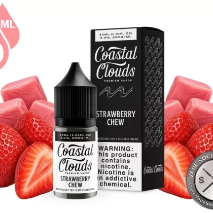 Strawberry Chew Coastal Clouds Salt 30ml - Vape Product, Vape Product