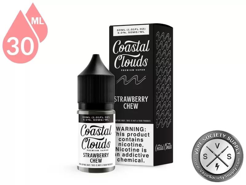 Strawberry Chew Coastal Clouds Salt 30ml - Vape Product, Vape Product - Image 3