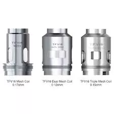 Smok - TFV16 Coils - Dual Mesh 0.12ohm, Conical Mesh 2.0 ohm (82766B)