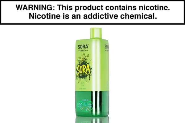 SORA TRINITY DISPOSABLE VAPE – 60,000 PUFFS - Blue Razz Ice / Mexico Mango / Strawberry Banana, Cool Mint / Icy Mint / Miami Mint - Image 2