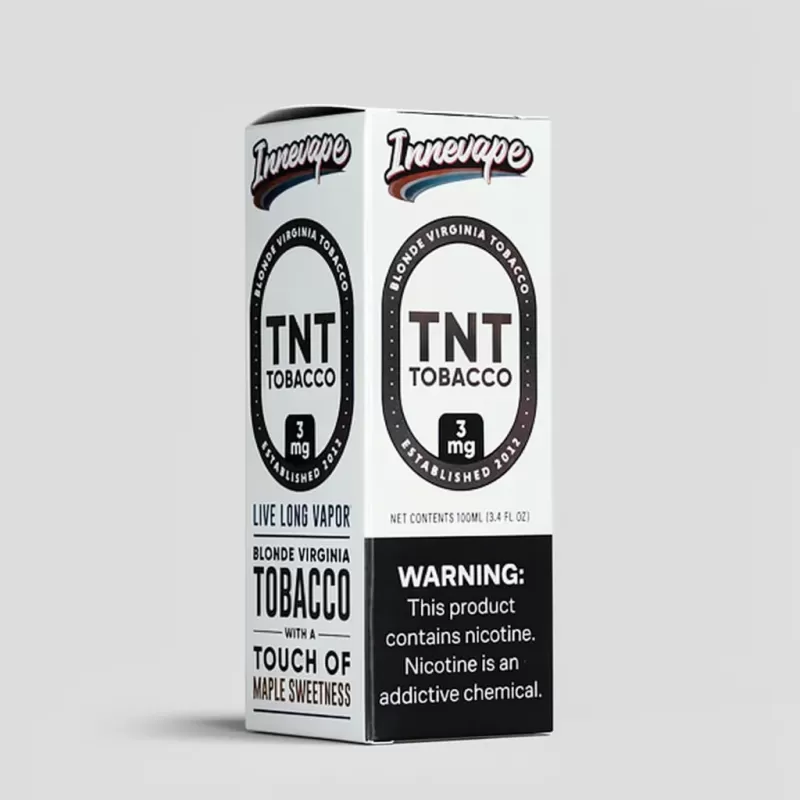 Innevape TNT Tobacco 100ml – Smooth Virginia Maple E-Liquid - Image 3