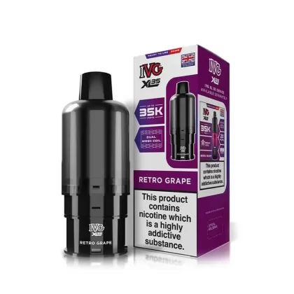 IVG XL35 Retro Grape Prefilled Vape Pod + Refill
