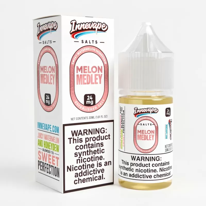 Innevape Melon Medley SALT 30mL – Pod System Nicotine Salt - Vape Product; Vape Product, Vape Product (8430F7)