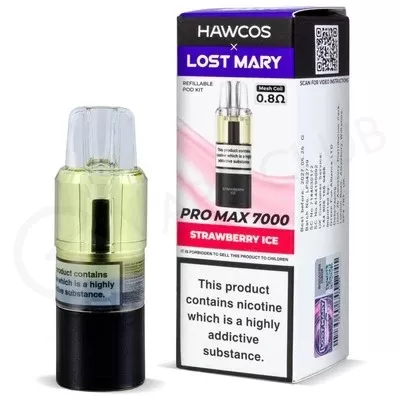 Strawberry Ice Hawcos x Lost Mary Pro Max 7000 Refill Pack