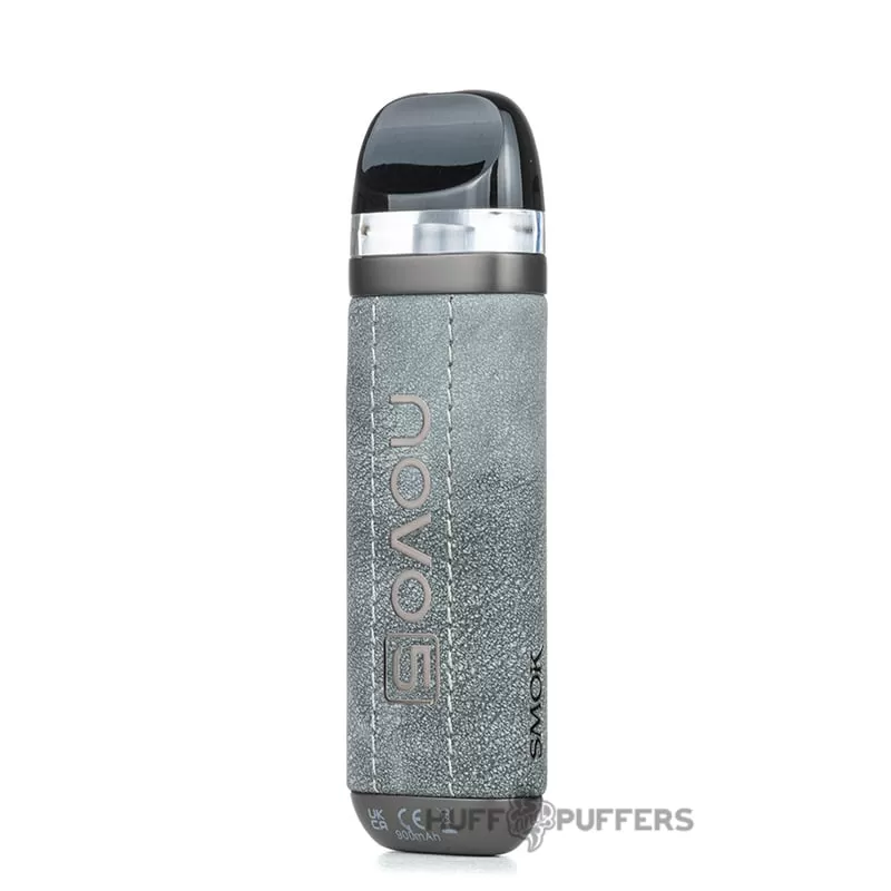 Smok Novo 5 Pod System - 7-Color Cobra, Beige White Leather - Image 2