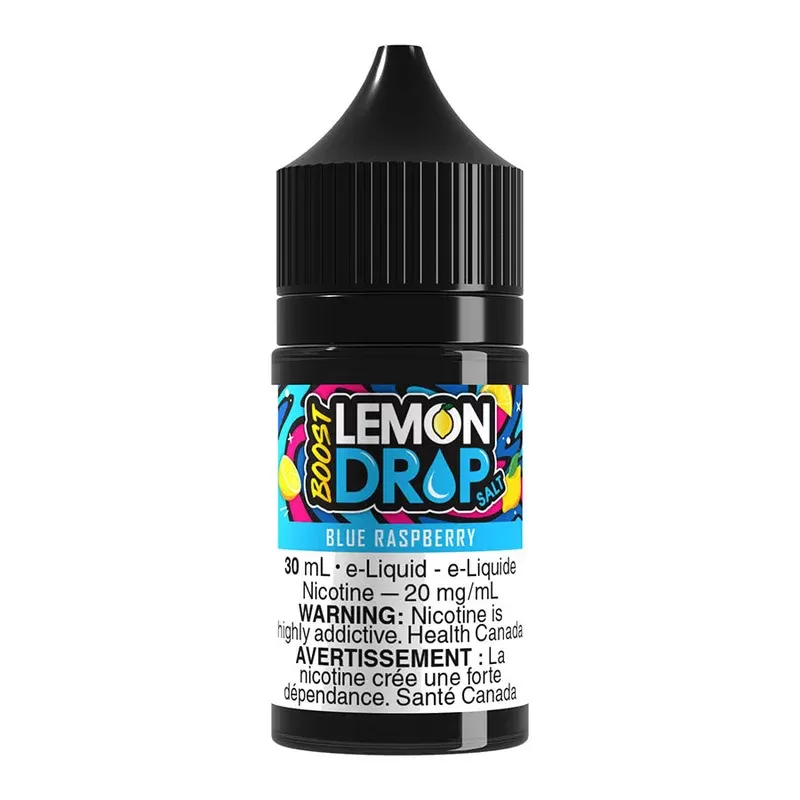 Lemon Drop Boost Salt Nic E-Liquid – Blue Raspberry 30ml - Nicotine Strength#20mg/ml