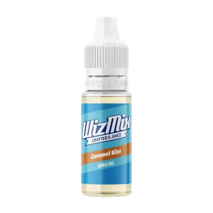 Wizmix Caramel Kiss - 10ml - 0mg - Vape Product (639CD5)
