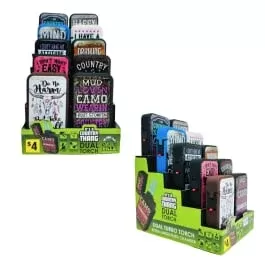 Smokezilla Dual Torch Big Bubba Lighter – 10 Counts Per Display – 41381E – Assorted