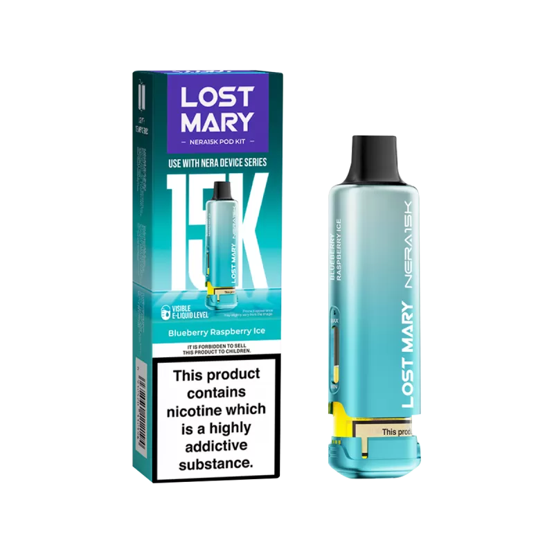 Blueberry Raspberry Ice Lost Mary NERA15K Refill Pack - 20mg - Vape Product