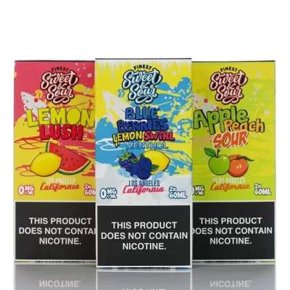 The Finest E-Liquid Sweet & Sour - No Nicotine Vape Juice - 120ml (DISCONTINUED) - Strawmelon Sour
