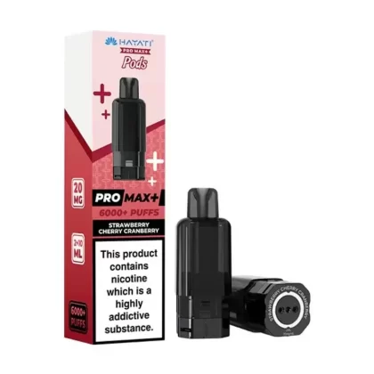 Hayati Pro Max Plus 6000 Prefilled Pod Strawberry Cherry Cranberry - Ecigpremium