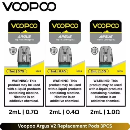 Voopoo Argus V2 Replacement Pods - Eliquidsupply
