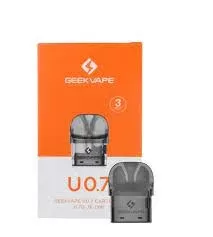 Geek Vape U Cartridges 3pk - Resistance#0.7 Ohm>1.1 Ohm