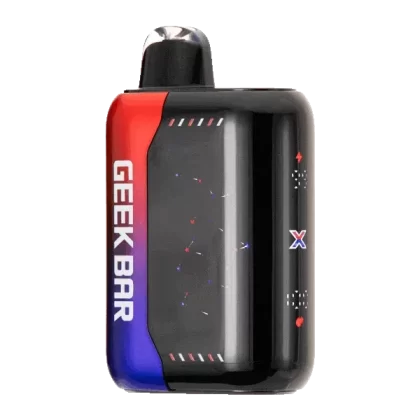 Blue Razz Ice Geek Bar Pulse X (Patriot Edition) - Consumer; Vape Product; 5 Pack, Single