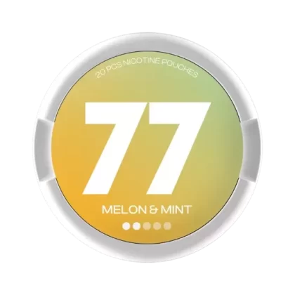 77 Melon Mint Nicotine Pouches – 5.2mg (5 Pack)
