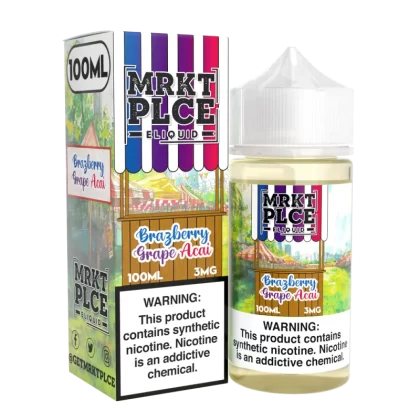 MRKTPLCE - Brazberry Grape Acai - 100ML E-Liquid - 0MG