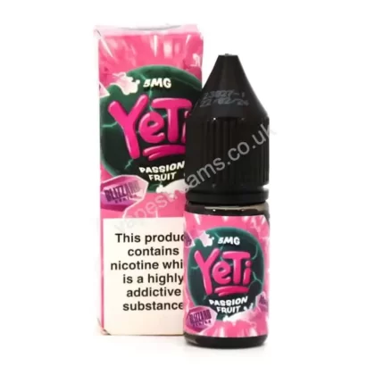 Yeti Blizzard Passion Fruit Nicotine Salt E-Liquid - Vapestreams Co