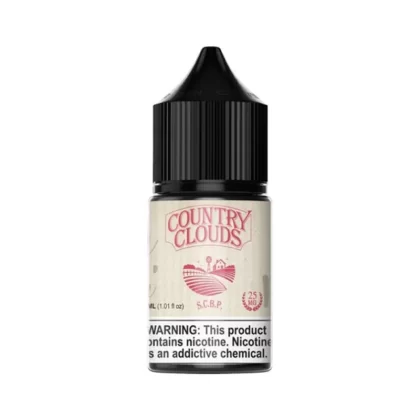 Country Clouds SALT - Strawberry Cornbread Pudding - 30ML E-Liquid