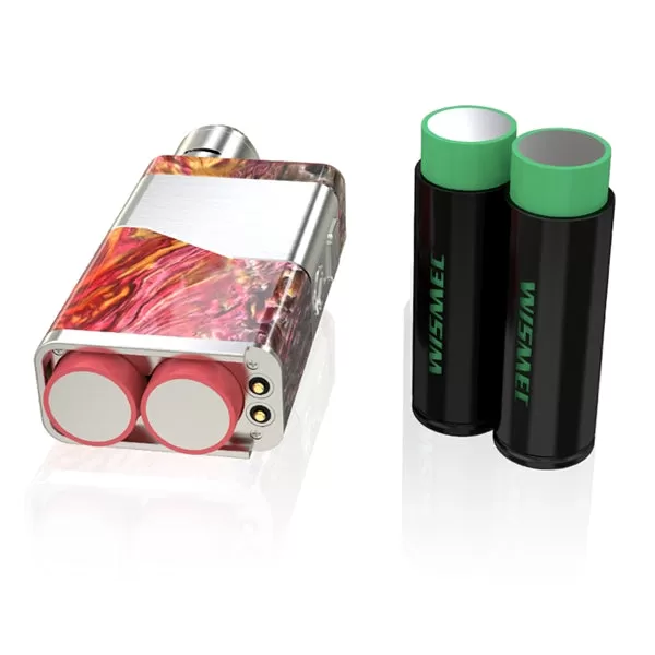 Wismec Luxotic NC Dual 20700 250W Mech Box Mod - Red Resin - Image 2