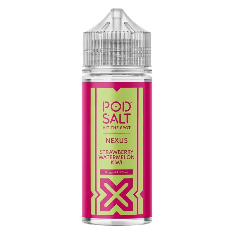 Pod Salt Strawberry Watermelon Kiwi 100ml Vape Juice By Nexus