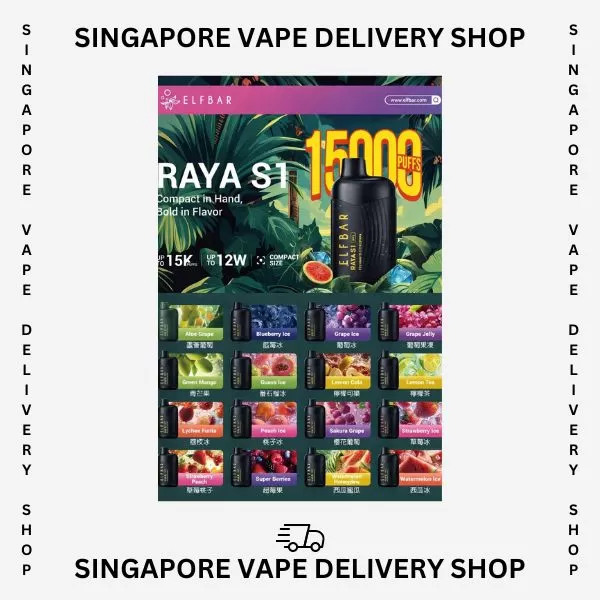 Elf Bar Raya S1 15000 Puffs - Grape Ice - Image 2
