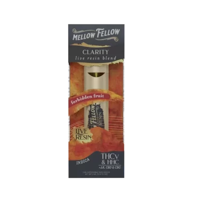 Mellow Fellow Clarity Blend 2ml Live Resin Disposable Vape Forbidden Fruit