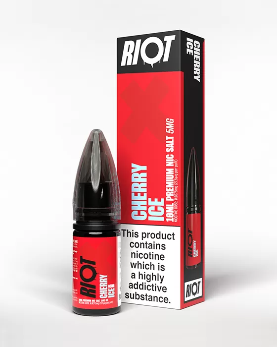 Cherry Ice Nic Salt E-Liquid - Riot X