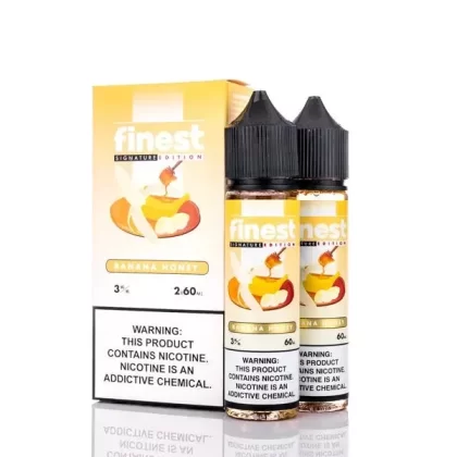 The Finest E-Liquid – Signature Edition – Banana Honey – 120ml (DISCONTINUED)