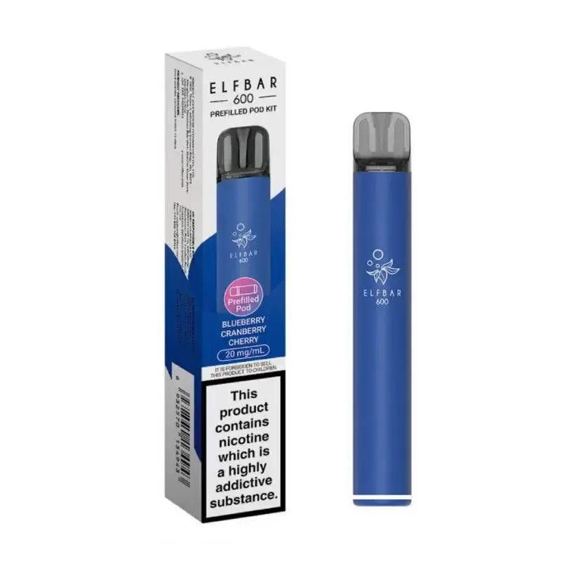 ELFBAR 600 Prefilled Pod Kit Blueberry Cherry Cranberry - Ejuicewarehouse