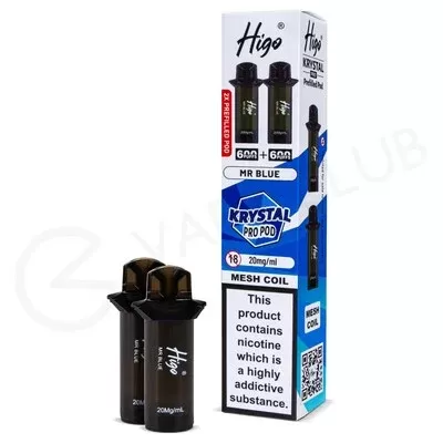 Mr Blue Higo Krystal Pro 600 Prefilled Pods