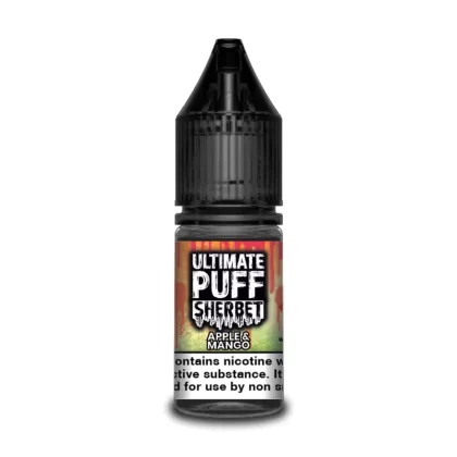Ultimate Puff Sherbet Apple and Mango 10ml Vape Juice - 10 Pack - Strength