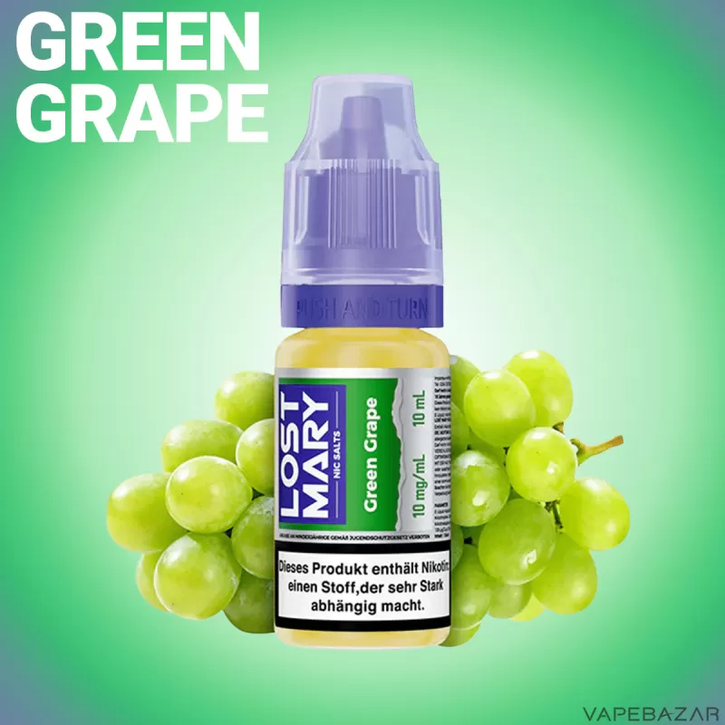 Lost Mary NicSalt – Green Grape - 10mg/ml, 20mg/ml - Image 2