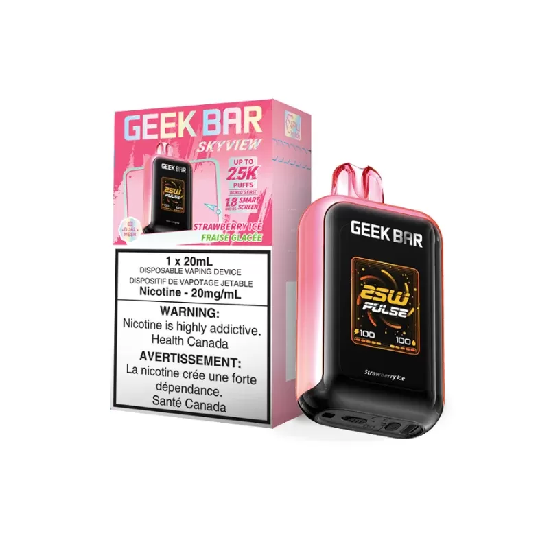 Geek Bar Skyview 25K Strawberry Ice Disposable Vape