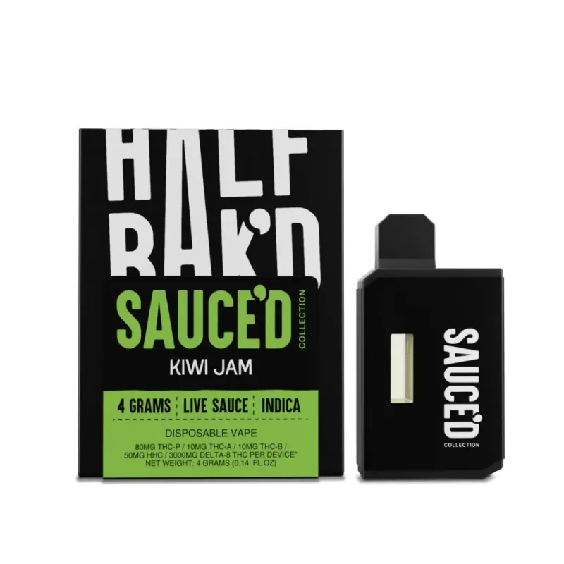 Half Baked THC Blend Disposable Vape – 4g Live Resin - Discountvapepen