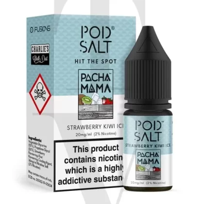 POD SALT CHARLIES CHALK DUST PACHA MAMA NIC SALT E LIQUID