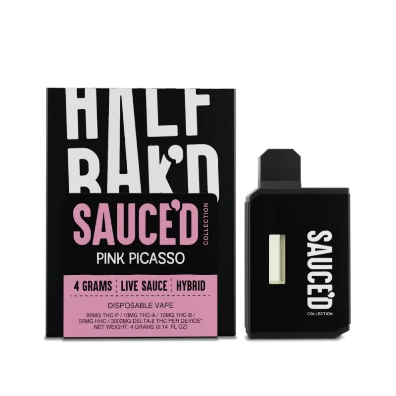 Half Baked THC Blend Disposable Vape – 4g Live Resin - Discountvapepen - Image 2