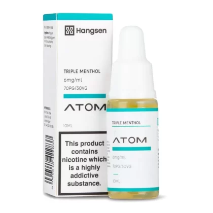Triple Menthol E-Liquid Atom Series by Hangsen (10ml) - 6mg