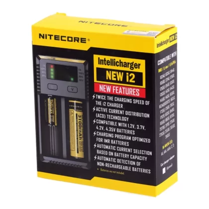 Nitecore New i2 Intellicharger Charger EU-US TC MOD Battery - EU