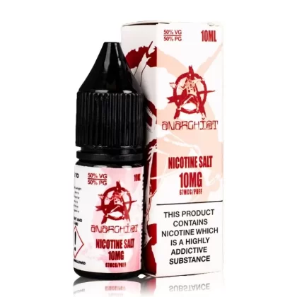 White By Anarchist Salt 10ml - Nicotine Strength#20mg (Salt)>10mg (Salt)