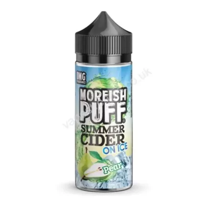 Pear Summer Cider On Ice E-Liquid Shortfill by Moreish Puff - Vapestreams Co