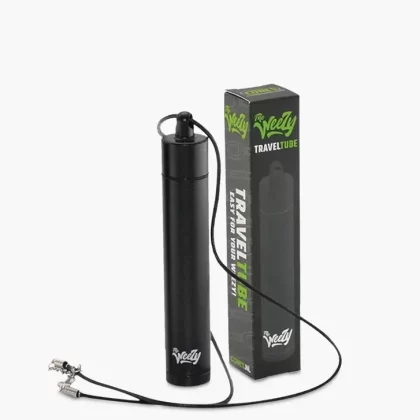 CTIP | Weezy Aluminum Travel Tube w/ Lanyard | 115mm – Black - Ejuicewarehouse