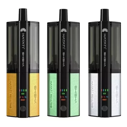 Hayati Pro Ultra Plus Shisha 30K Prefilled Pod Vape Kit - Apple Mint Grape / Peach Grape Mint