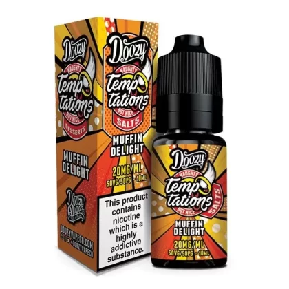 DOOZY TEMPTATIONS MUFFIN DELIGHT 10ML NIC SALT E-LIQUID