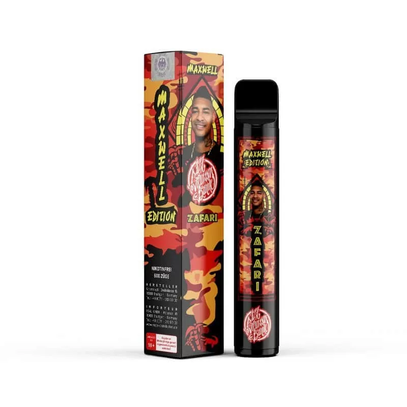 187 Vape Nikotinfrei – Zafari - 187 Strassenbande / Zitrone / Orange / Grapefruit / pflanzliches Glycerin / Aromastoffe / Propylenglykol / Nikotinfrei / 550 mAh / ca. 600